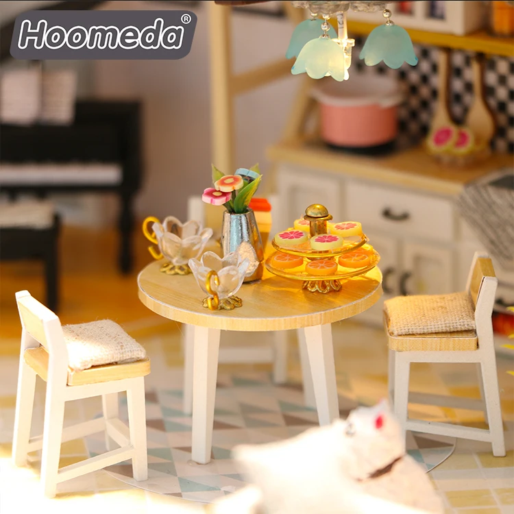 Birthday Gifts Fascinating Dreamhouse Dollhouse With Pool Diy Miniled Dolls House Miniature European Love Color Box Model