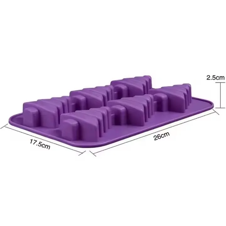 Chocolate Molding machine The Christmas tree Shaped Silicone Chocolate Mold moldes de policarbonato para cake mold