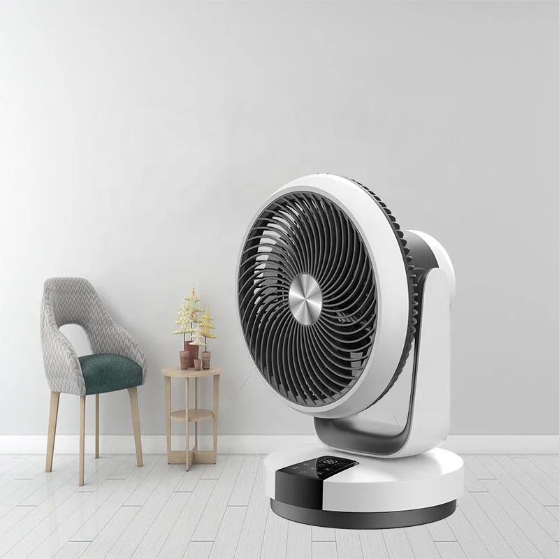 Good Material 3D Swing DC Table Fan Extra Quiet Air Circulator For Home Office