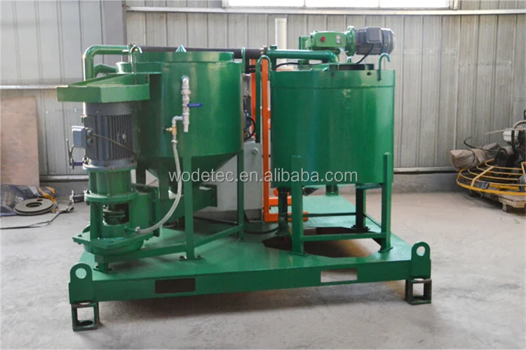 Continuous grout station WGP300/350/85PL-E Foundation Stabilization Cement Grout Mixer Pump Machinery System