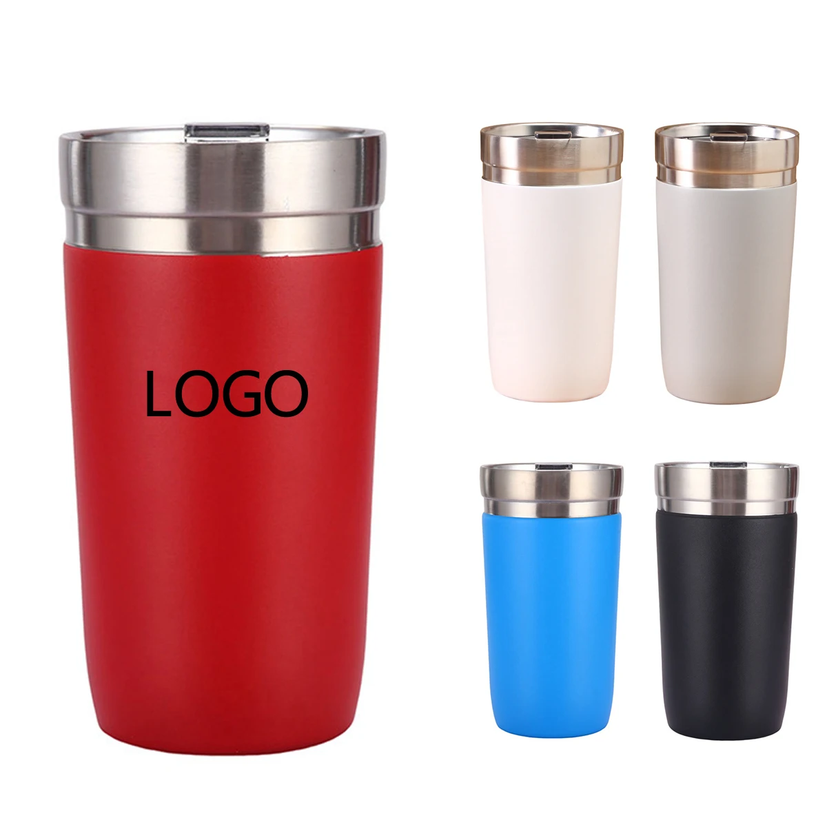 Travel Mug Insulated Coffee Cup with Leakproof Lid Vacuum Stainless Steel Double Walled Reusable Tumbler for Hot and Cold Water