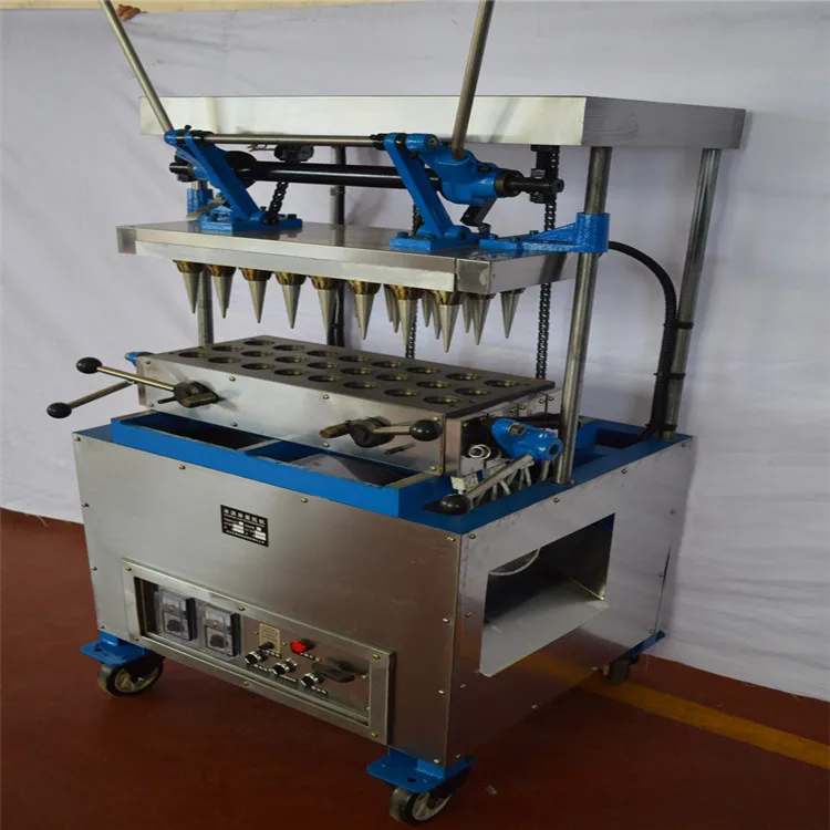 Wafer egg roll machine egg cone making machine for ice cream rolled sugar cone baking machine