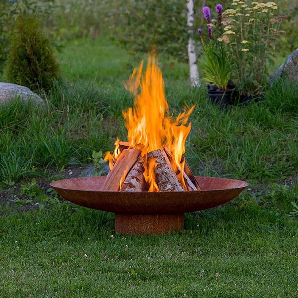China Manufacturer Wholesale Corten Steel Fire Pits