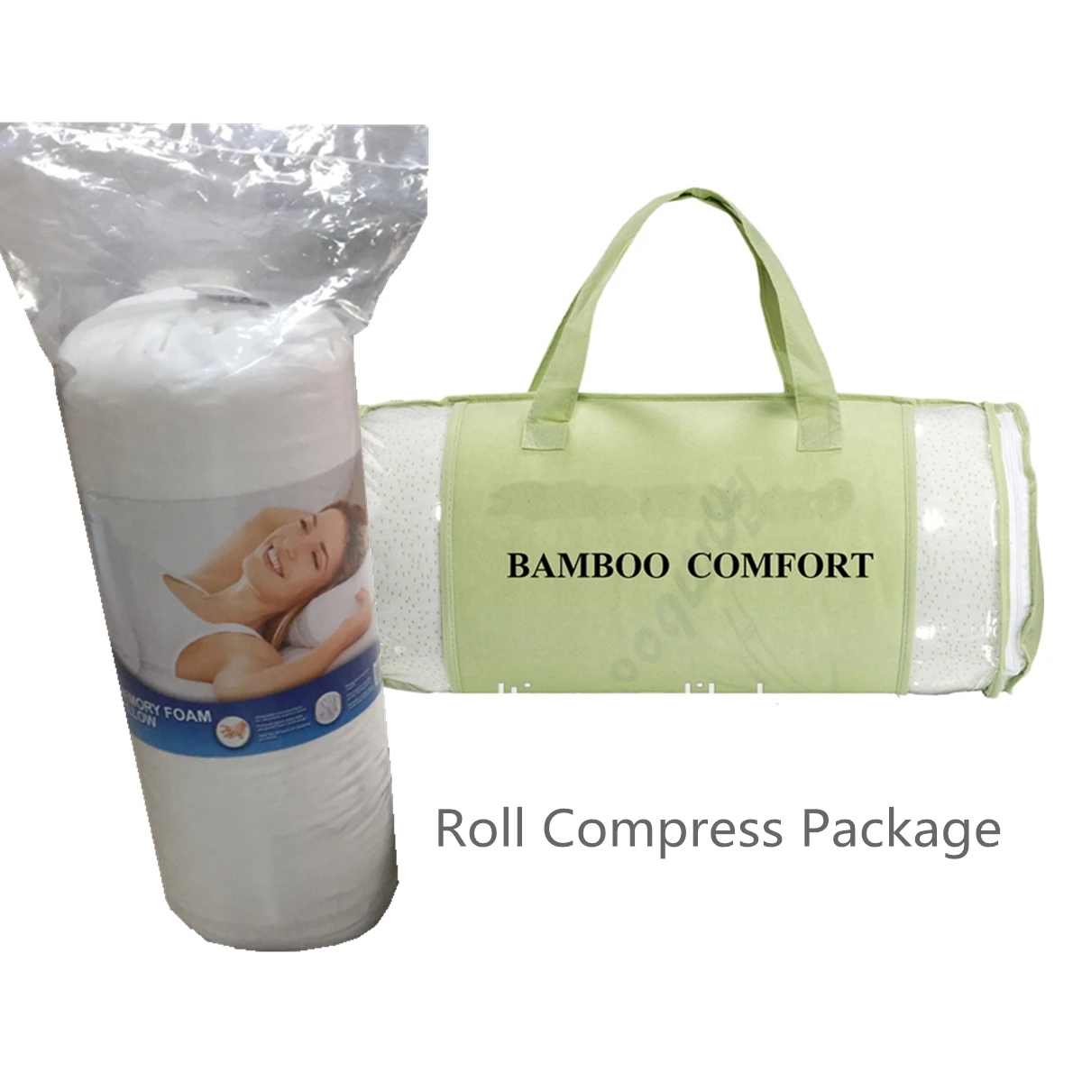 Orthopedic Cervical Adjustable Aloe Vera Bamboo Contour Memory Foam Pillow Cotton Cover Nursing bed pillow