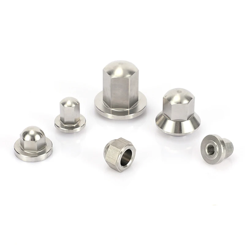 customised factory direct sales round nut cap cover fittings flange cap nuts
