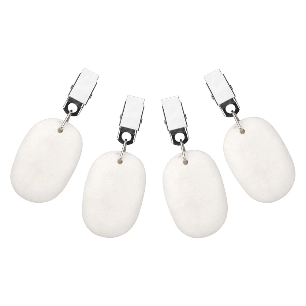 Wholesale Custom Shape Marble Decoration Tablecloth Clip Pendant