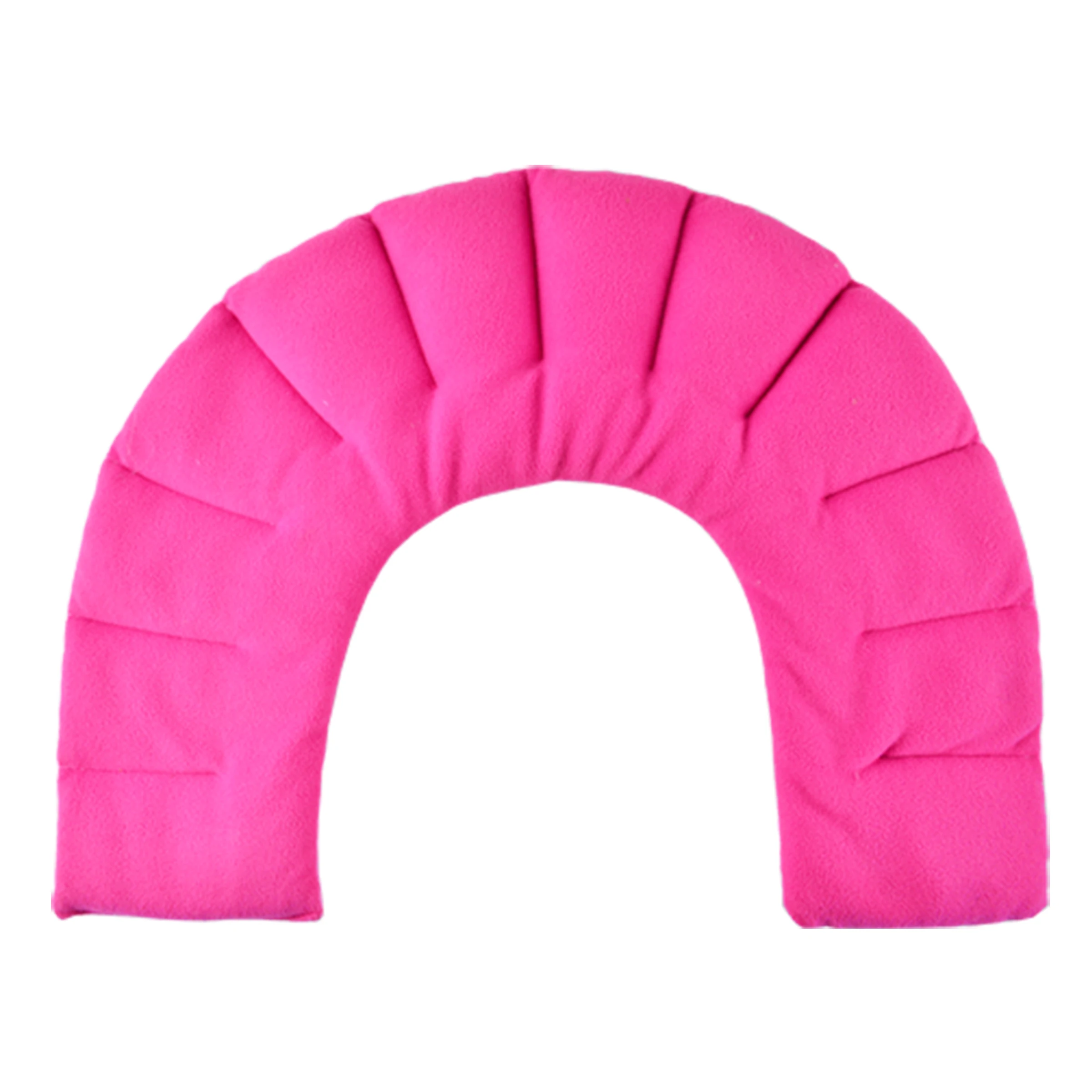 Soft fleece Microwave Wheat Bag Neck Shoulder Microwaveable Heat Pack With Flax Seeds Heated Heating Pad