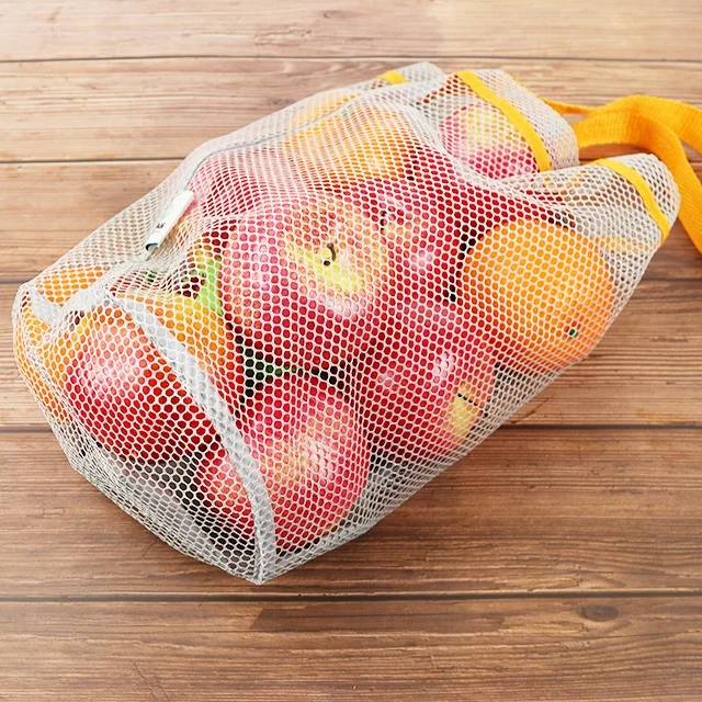 OEM/ODM reusable eco supermarket multi-purpose grocery reusable mesh produce bags