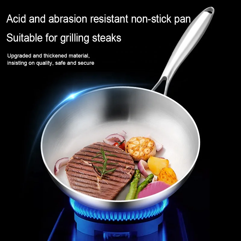 New High Quality 12-inch Tri-Ply Stainless Steel Skillet, Pan, Induction, with Glass Lid, Dishwasher and Oven Safe