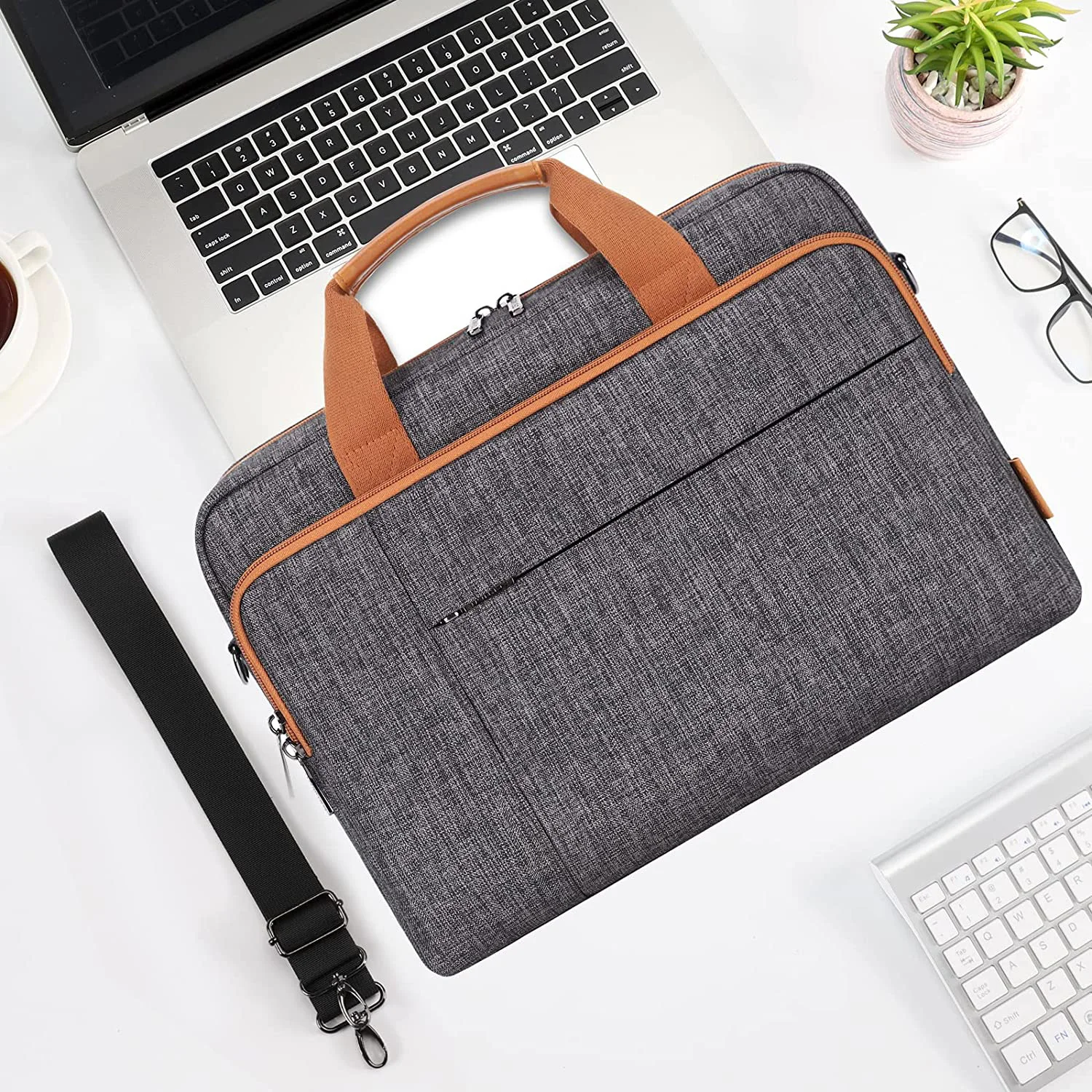 Customizable OEM Business Laptop Bag Waterproof Polyester Leather Computer Bag for Men for Tool Use Factory Made