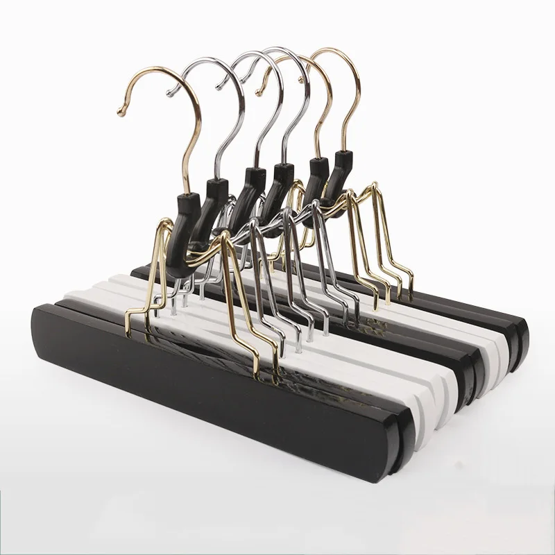 New customized high-end high-quality wooden luxury hair extension wig bag storage hanger