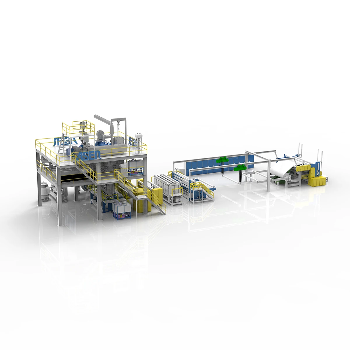 Automatic Polypropylene Spunbonded Nonwoven Machine Wholesale For Spunbond Fabric Production