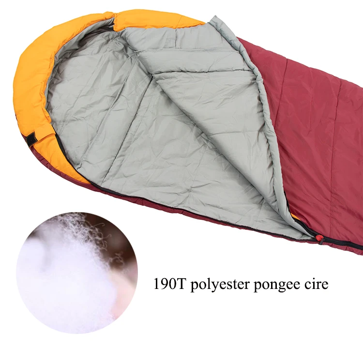 Hot Sale Outdoor Mummy Sleeping Bag 300T Sleeping Bag Waterproof for hiking