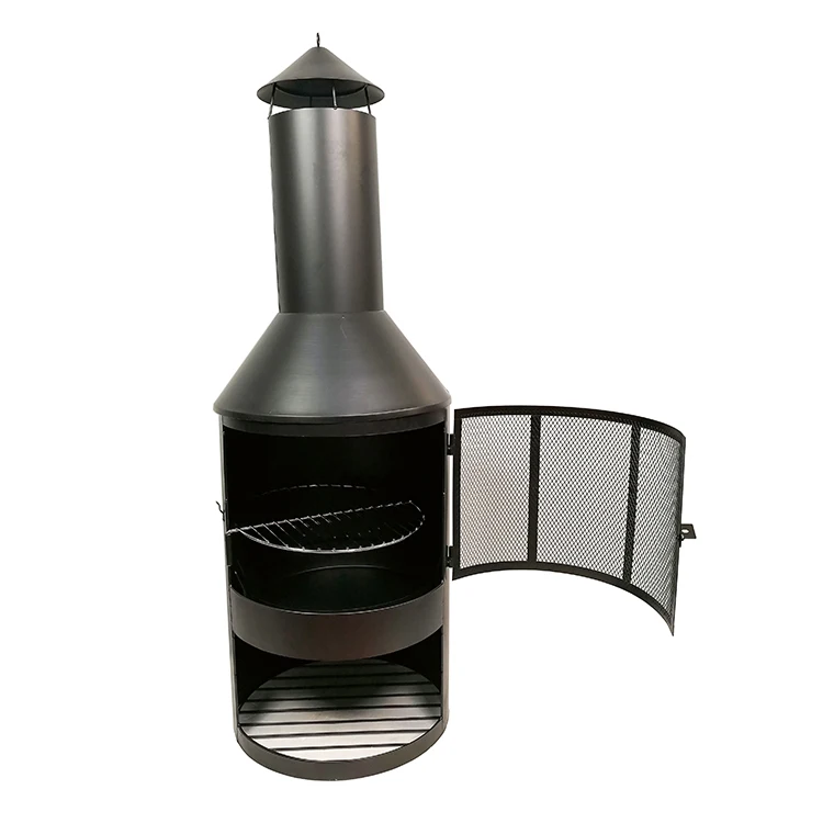 Этанол дровяной печи Глобус Сад Нержавеющая сталь Портативный стальной непригорающий бездымный противень Кемпинг костра гриль с камином