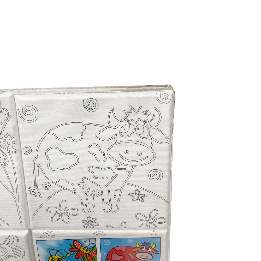 Professional Cotton Pre-printed Stretched Canvas Oil Canvas DIY Painting and Acrylic Paint Brush for Kids Canvas Paint