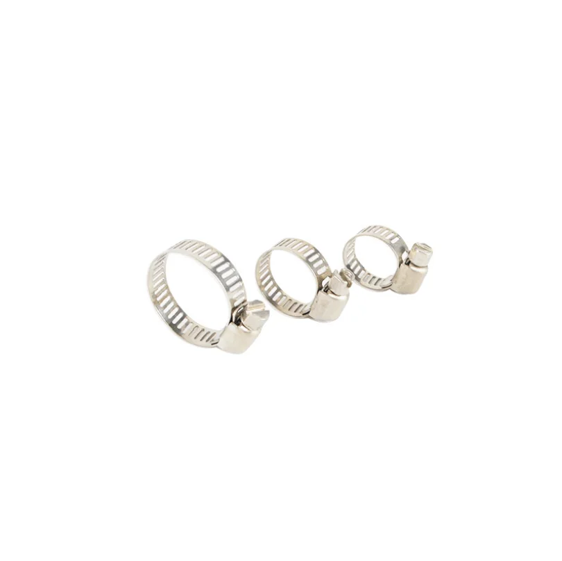 OEM Full size adjustable heavy duty quick release stainless steel small thumb screw hose clamps for pipe