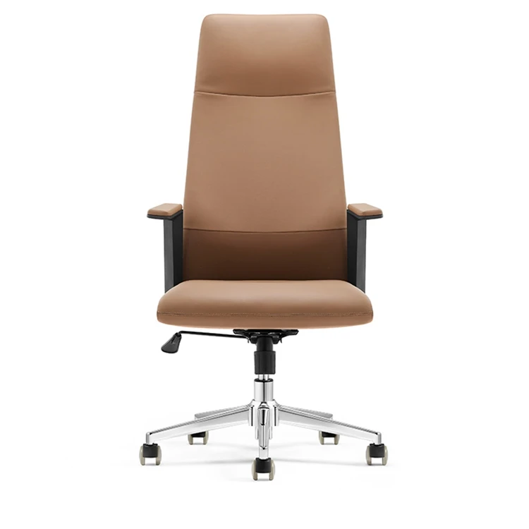 Минималистичное поворотное современное кресло для отдыха регулируемая высота кожаное офисное кресло руководителя черное кресло с высокой спинкой