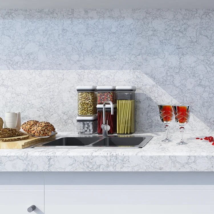 Factory artificial bianco venato quartz stone slab calacatta quartz slab artificial stone price