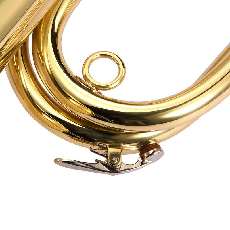  Wholesale price custom Gold Lacquer Trumpet OEM brasswind musical instrument for