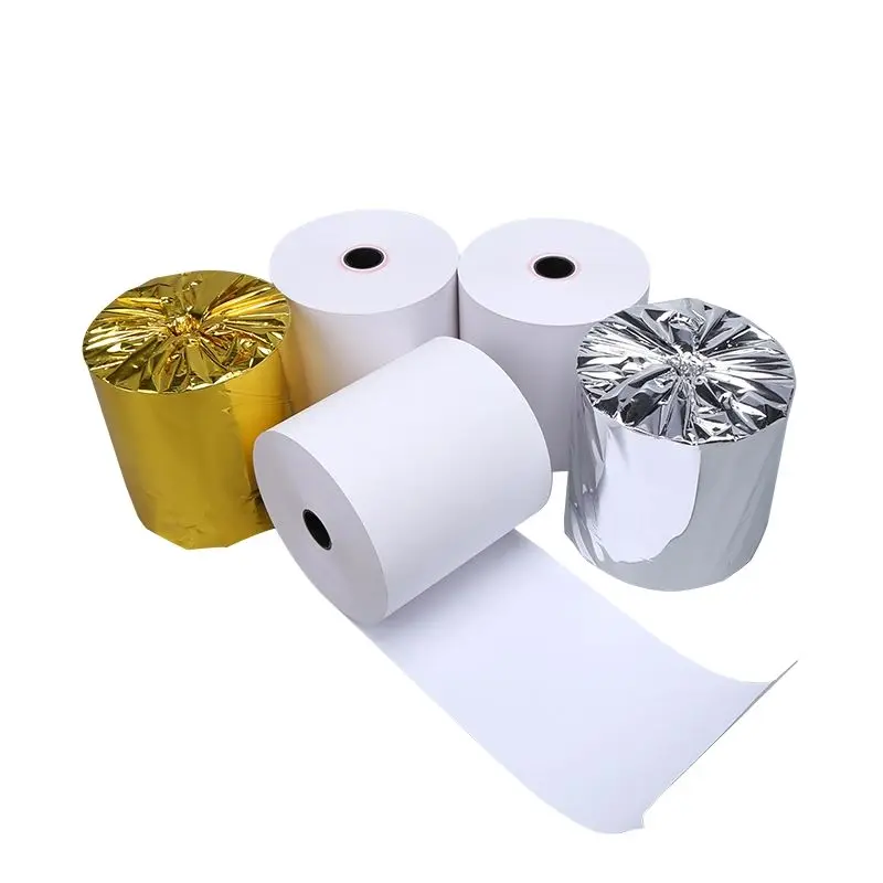 Thermal Paper Roll 80x80 Barcode Label Paper Thermal Blank Label Jumbo Roll Cash Register Printing Thermal Paper Rolls