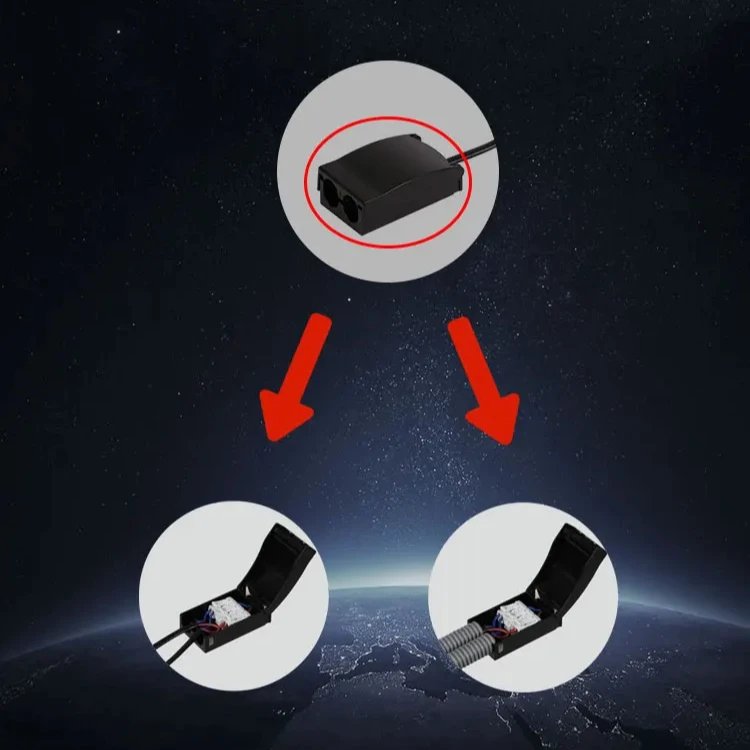 Flicker free downlight dimmable LED driver round slim constant current LED driver