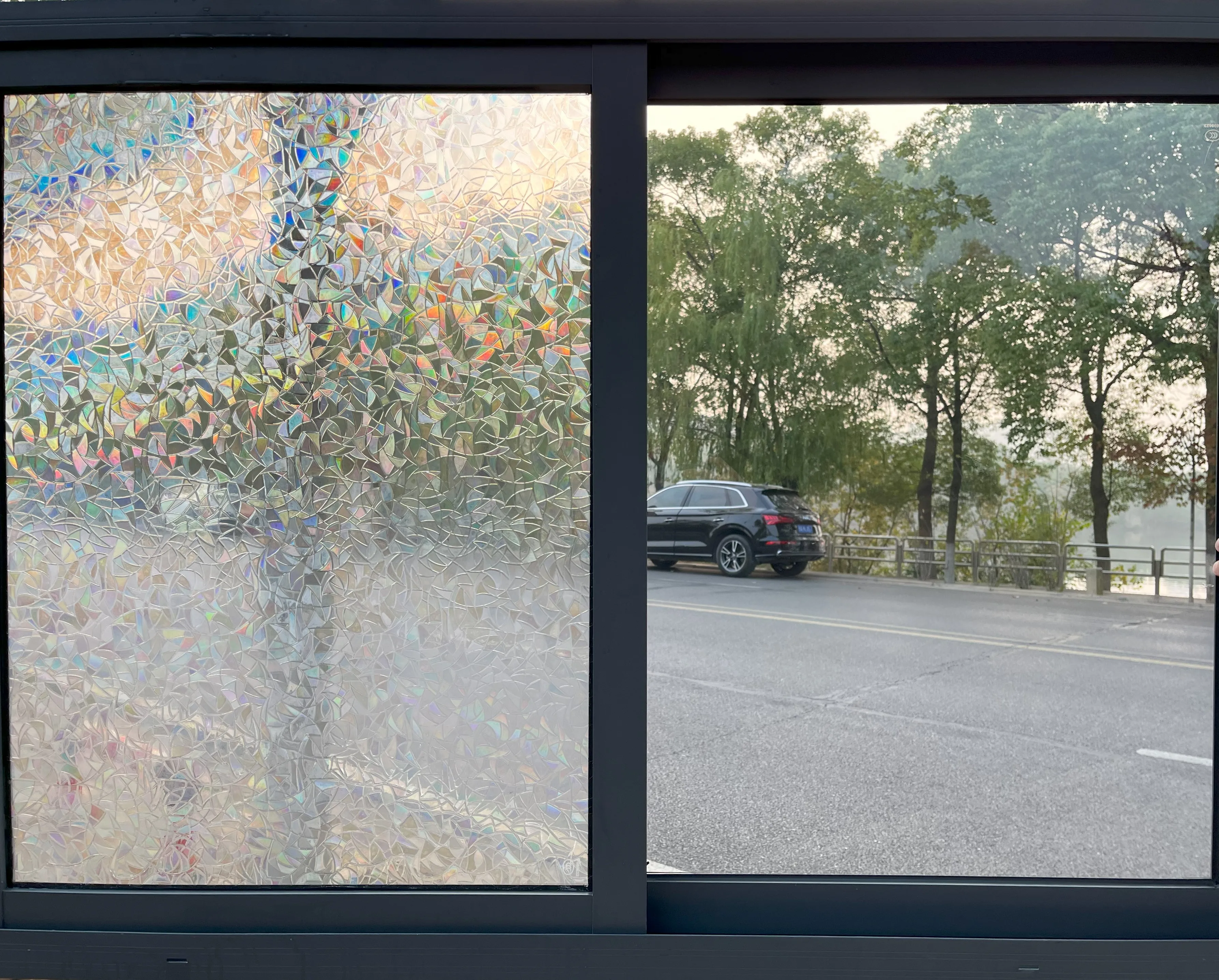 Clings Decorative Stained Glass Arthome Wall Decor 3D Window Privacy Films Rainbow