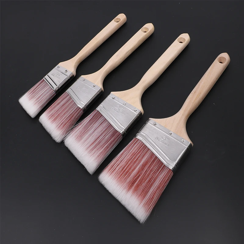 Hot promotional Natural Pure Bristle Paint Brush Set Painting Brushes