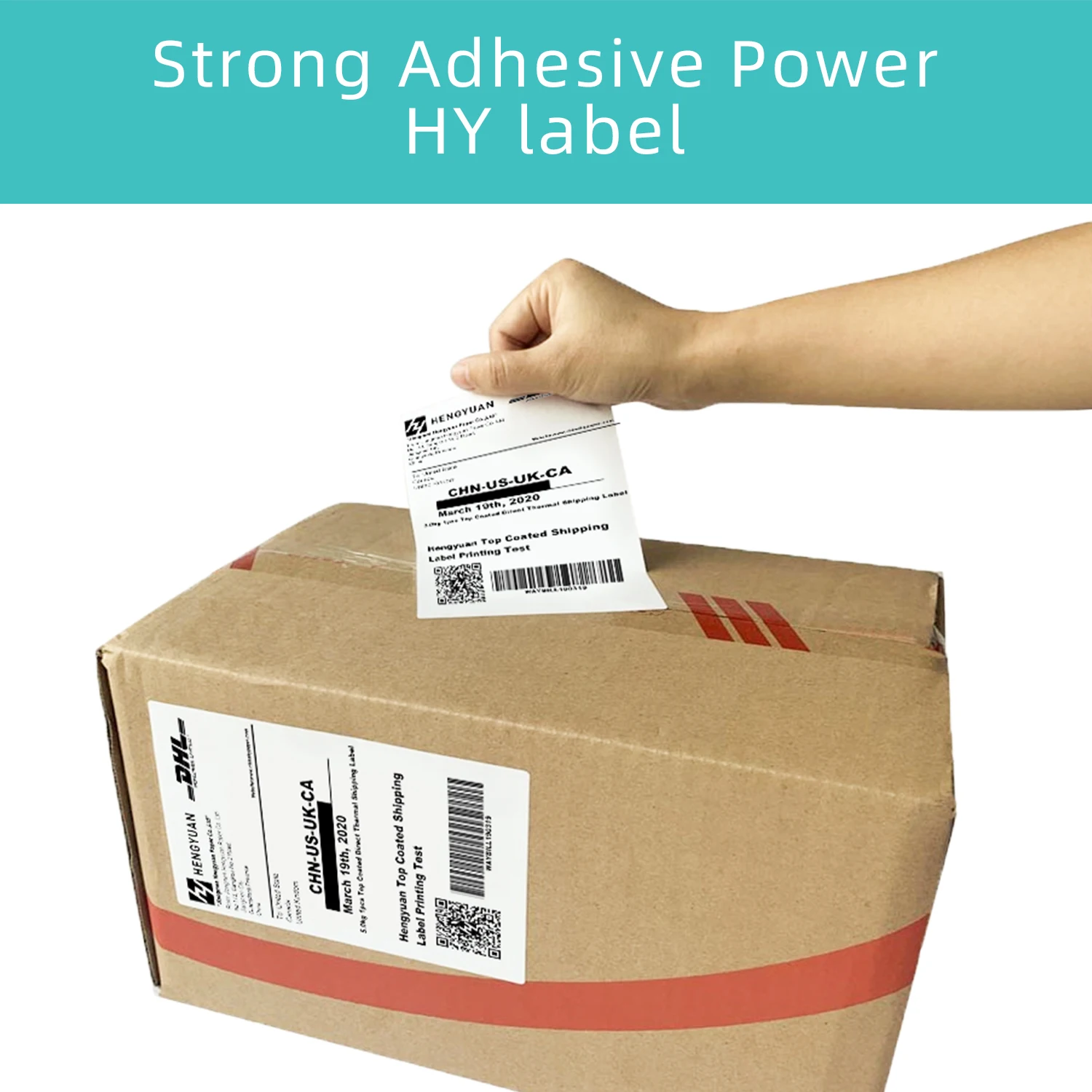 Custom Compatible Self Adhesive Paper 4x6 Inch Direct Thermal Sticker Paper Thermal Printed Label 4X6 Shipping Label