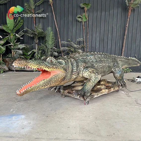 Electronic simulation crocodile amusement park electronic simulation equipment