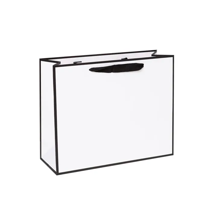 Custom Logo Paper Shopping Bags Fashion Handbag for Clothes Cosmetics