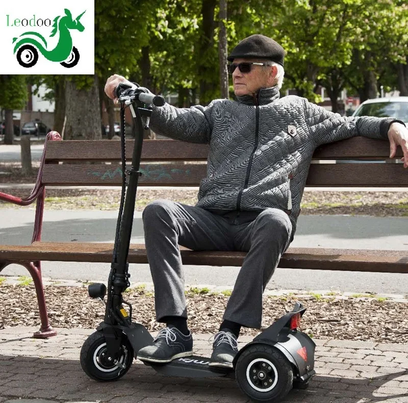 500w Light weight Folding Powerful Adult 3 wheel Electric Scooter