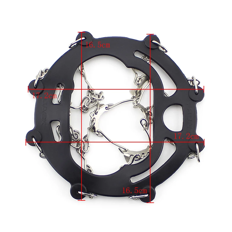 Anti Slip Ice Snow Tracks Women Shoe Walk Traction Cleats Crampons For Hiking Boots