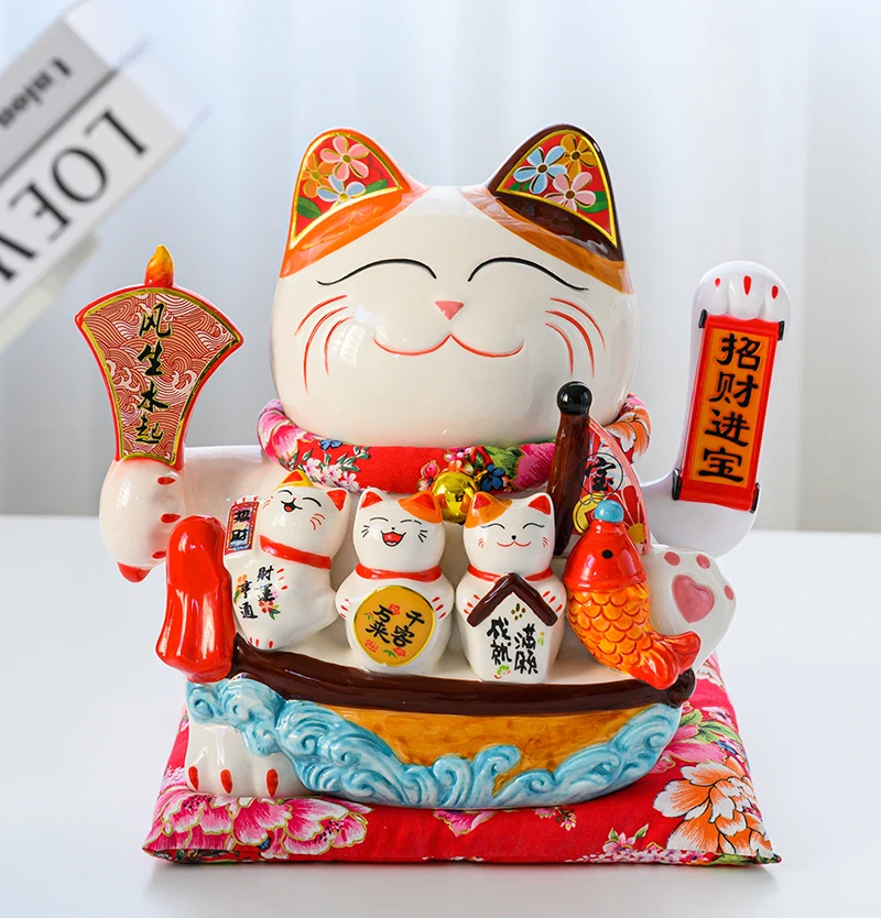 Hot Sale Lucky Cat Waving Lucky Cat Japan Lucky Waving Cat for Wholesale