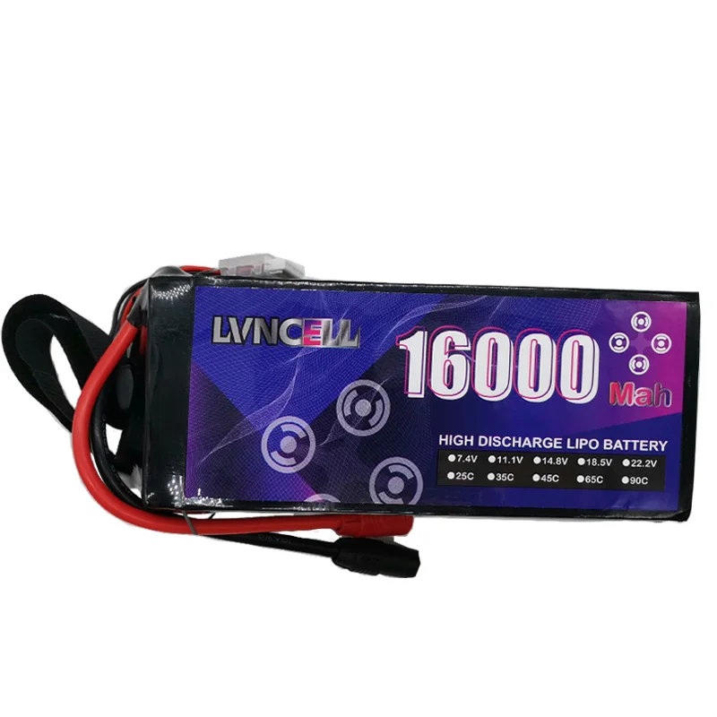Аккумуляторная батарея 25C 6S 22 2 V Lipo 16000mAh 16Ah для радиоуправляемого дрона вертолета защиты