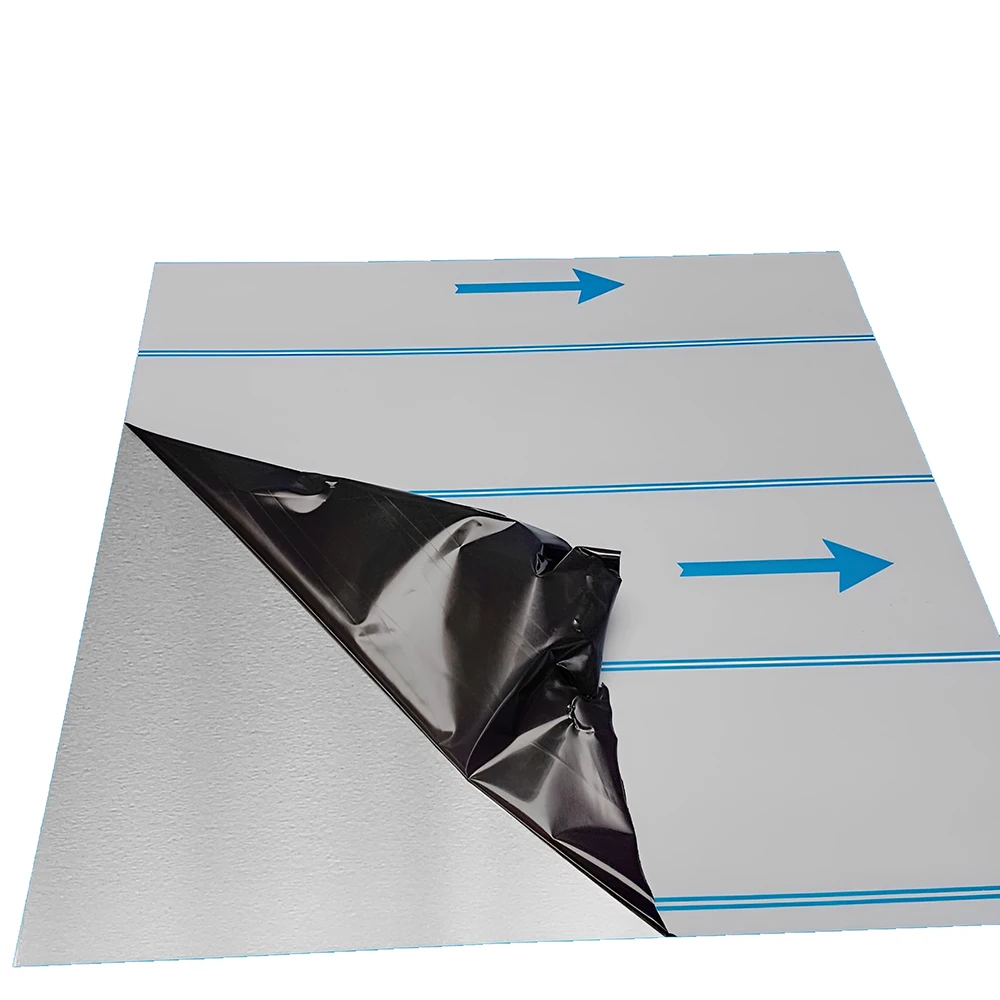 Wholesale Hot Selling Style Adhesive Pe Black and White Protective Film for Stainless Steel