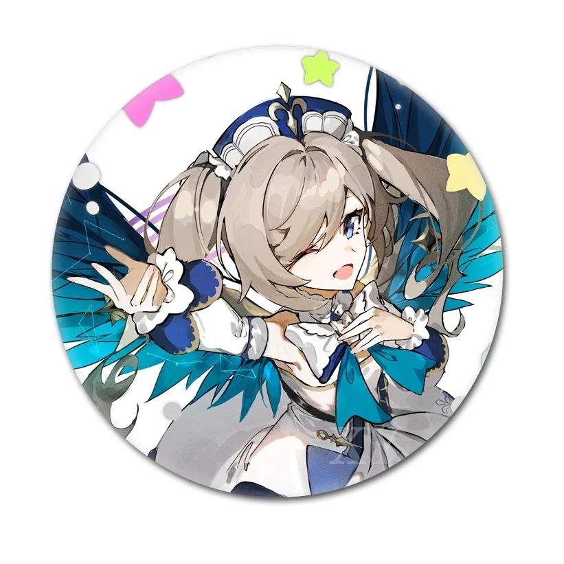 New Design Genshin Impact Ganyu Traveller Game Pin Cosplay Cute Brooch Gift Shirt Backpack Lapel Badge Decoration