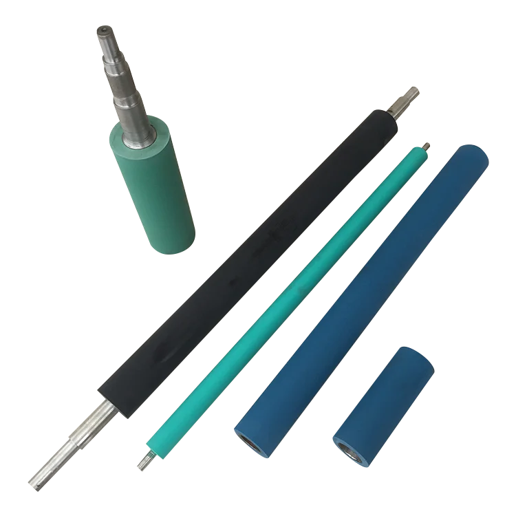 Custom PU Rubber Coated Roller Wheel High Quality Roller Wheels for Printing Industry in Different Size Mate