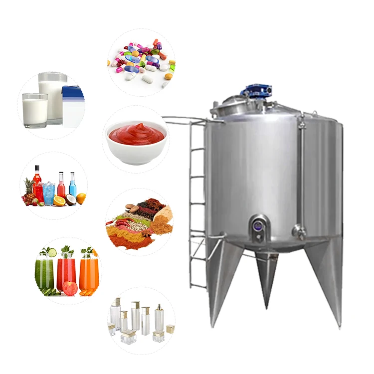 200l Jacketed Liquid Fertilizer Shower Gel Belnding 300l Homogenize Body Lotion Blending Chemical 1000l Mixing Tank
