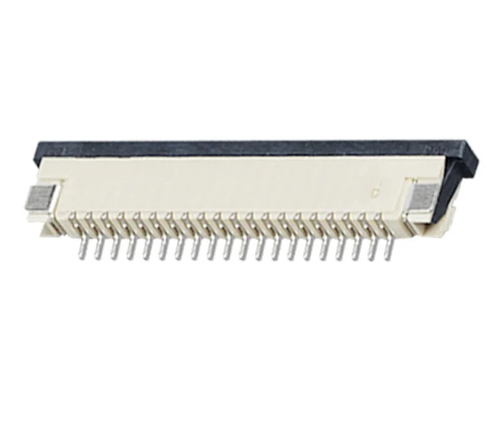 Lycn Оловянно-позолоченный Шаг 1,0 мм FPC/FFC соединитель SMT блокировочный Тип недостаток нижний контакт 3-40 N контакты ZF FPC для панели ЖК-дисплея