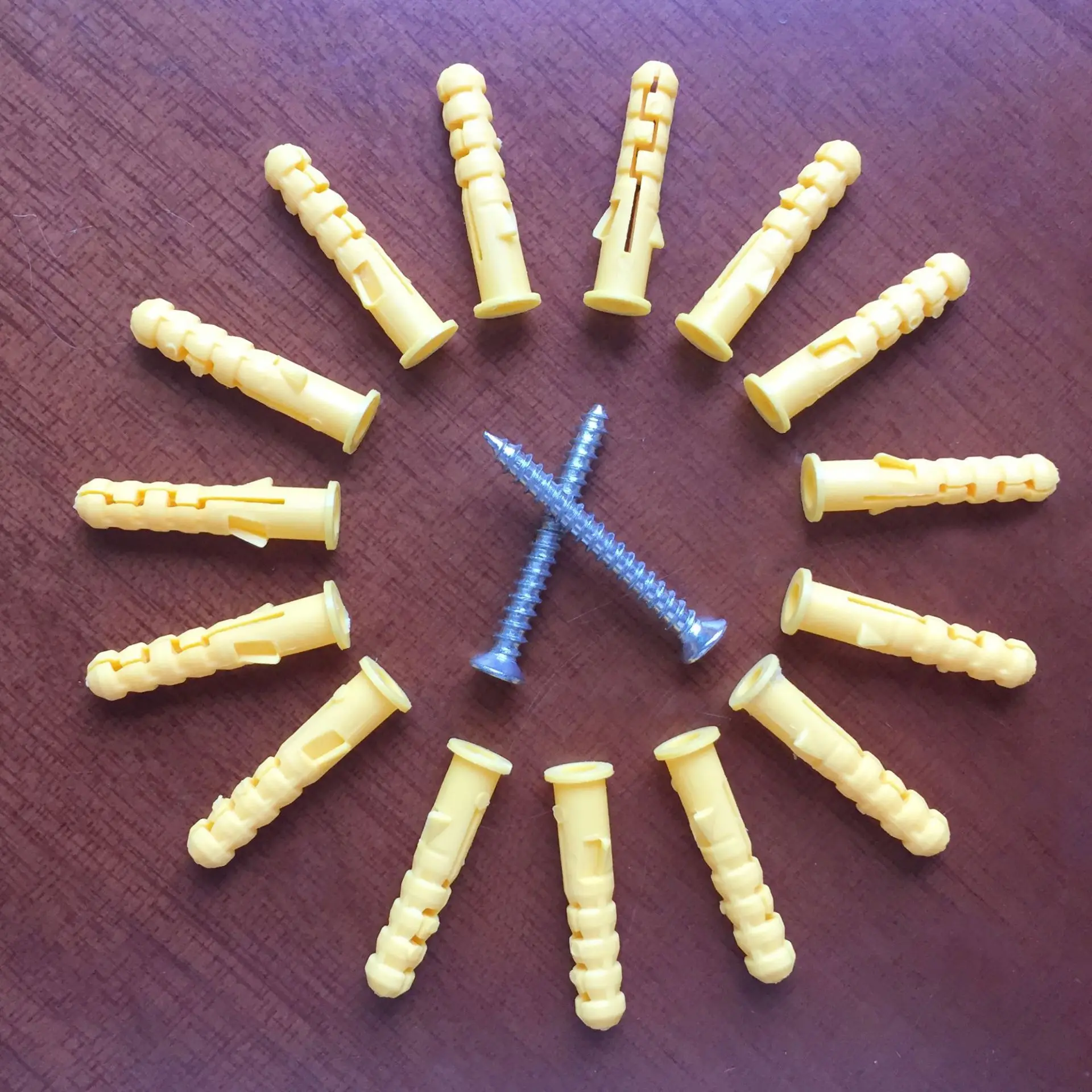 
HF 2021High Load-bearing Diy Screw With Nylon Drywall Anchors For Furniture Installation 