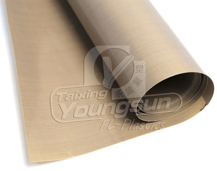 High Temperature Resistant PTFE Coated Fiberglass Fabrics For Conveyor Belt Machine