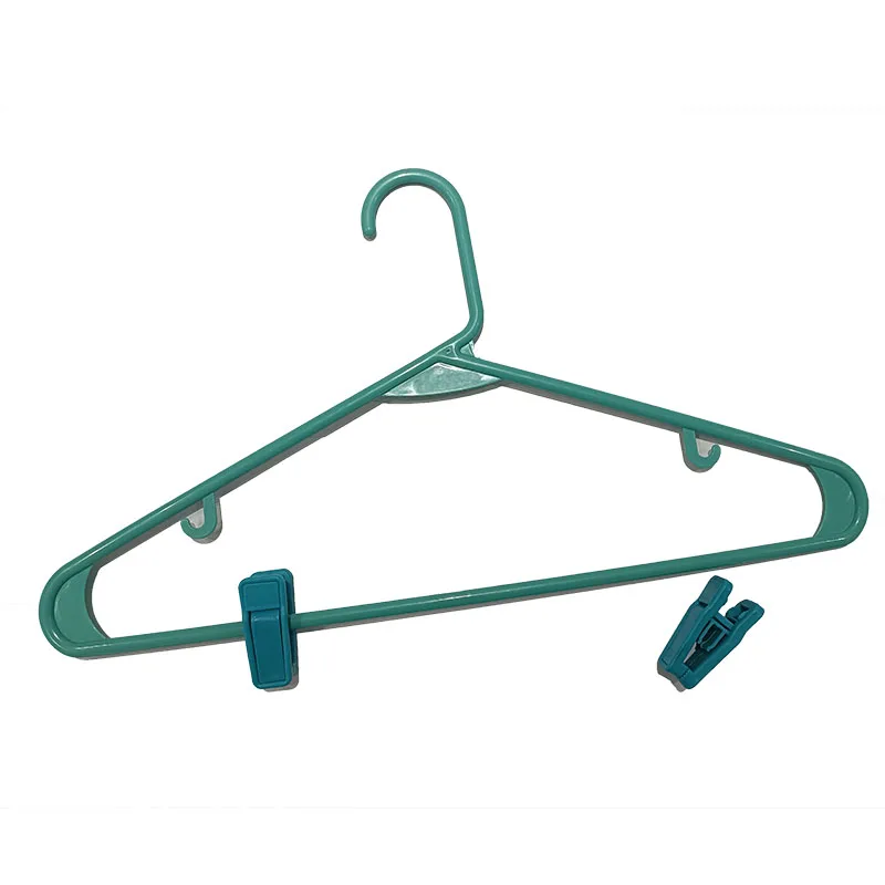 2024 Plastic Hanger Clips 20 Pack Slim-line Clothes Strong Clothes PP Finger Plastic Clip