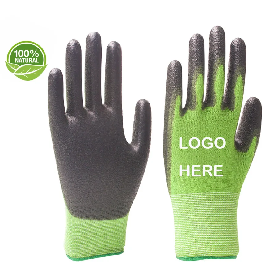 Eco Friendly Garden Accessories Bamboo gloves Gardening Women Lady Kid Work Tool set Waterproof oil Palm Landscape Custom logo