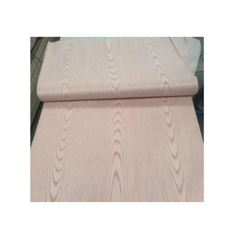 Sliced cut engineered ash wood veneer / recon ash wood veneer sheet