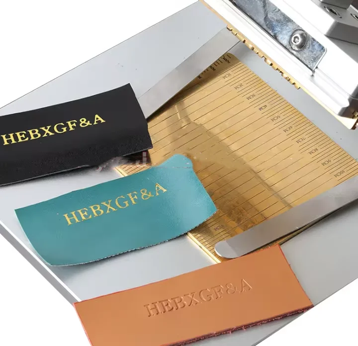 Pneumatic Wood Branding Leather Embossing Deboss Hot Stamping Machine