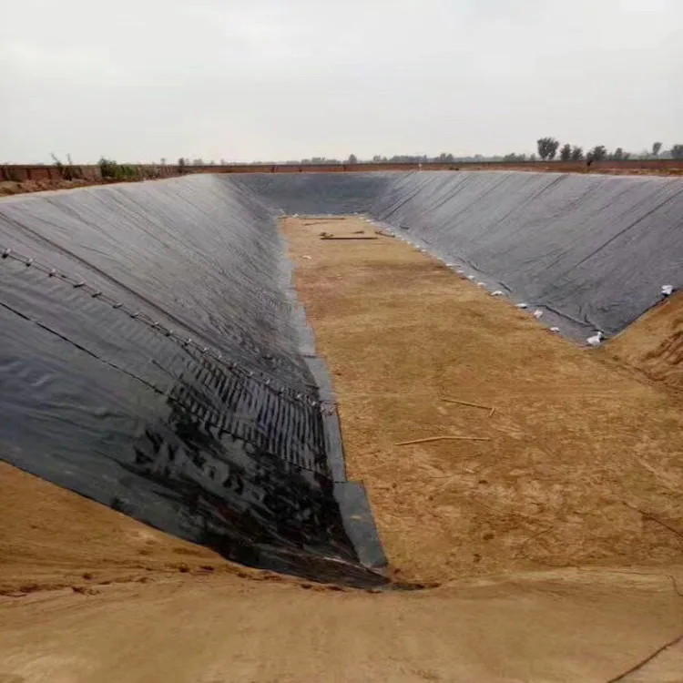 HDPE геомембрана EPDM водоем подкладка гладкая