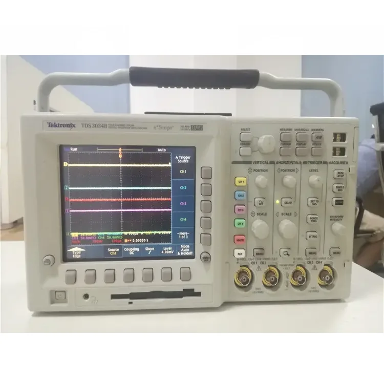 Tektronix TDS3034B 4-Ch Color Digital Phosphor Oscilloscope, 300MHz, 2.5GS/s
