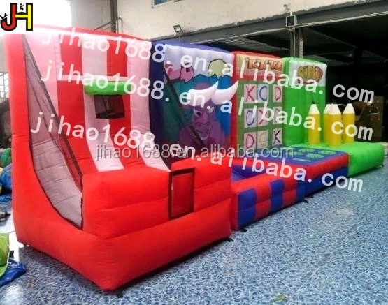 inflatable 4 in 1 carnival games inflatable challenge sport game for kids