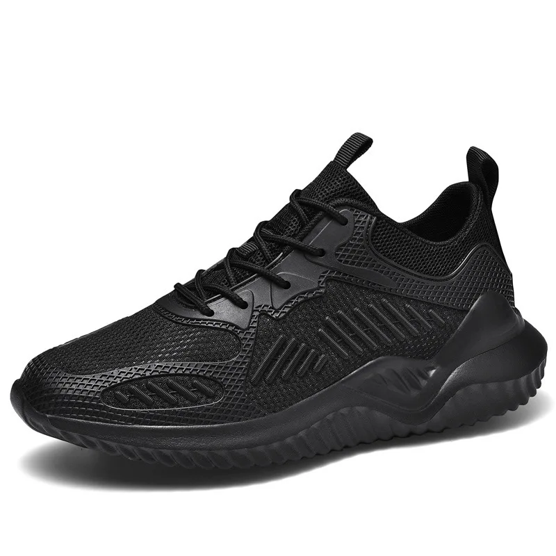 unisex size from 35 to 48  women sneakers breathable mesh rubber sole black white tennis shoes women