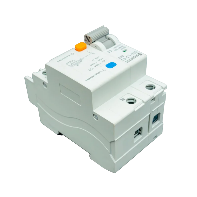 Single Pole Mini Circuit Breaker Mcb Rcd Rccb  Ac Residual Current Miniature Earth Leakage Circuit Breaker